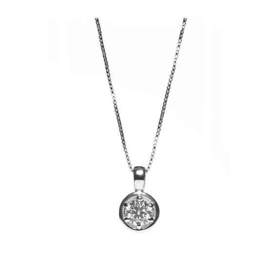 Collana Promesse Donna in Oro 0.12 Ct PPLF012 - PPLF012